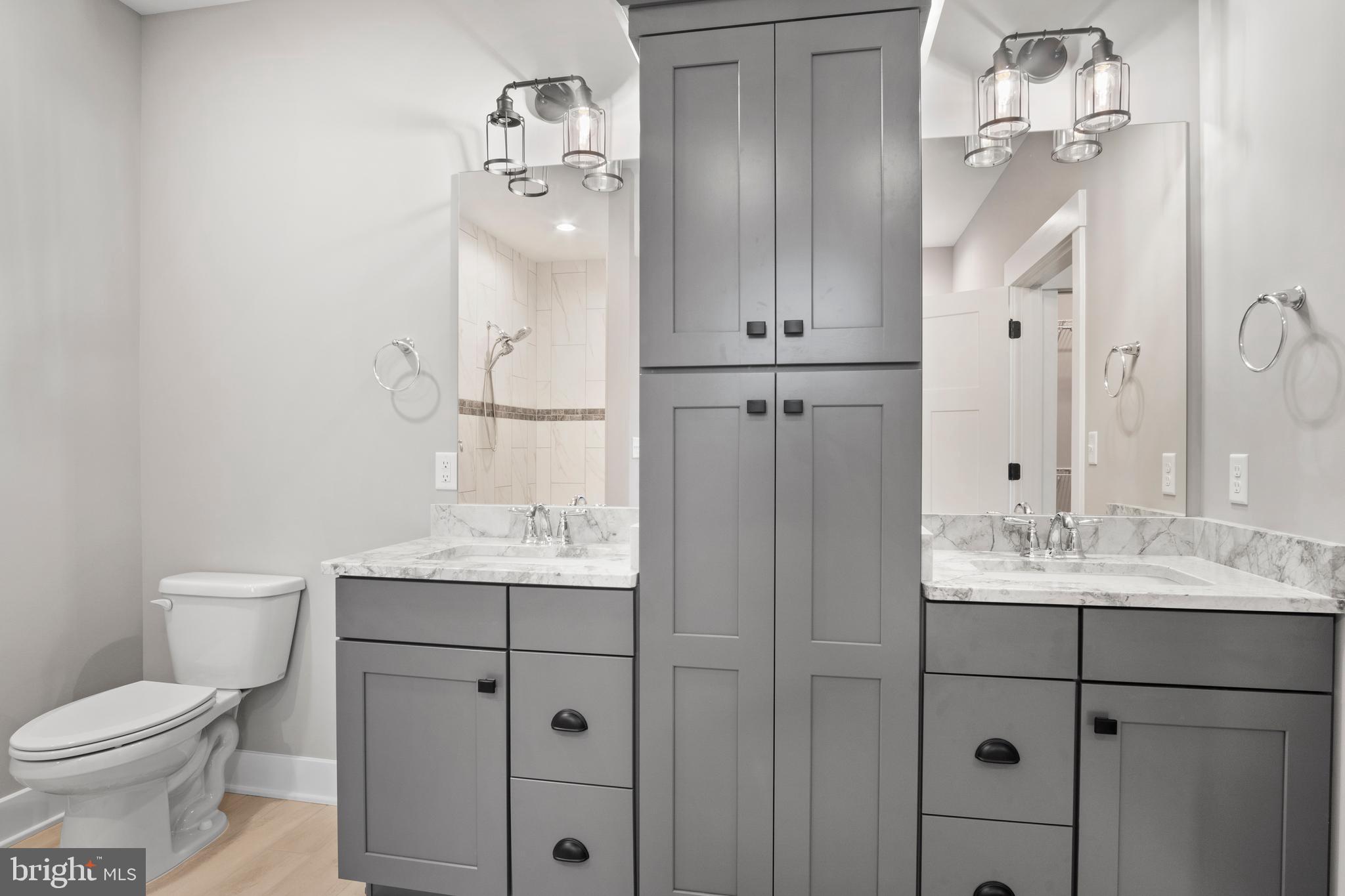 35 Warren Trail Fairfield, PA 17320 - Photo 31 of 67 a bathroom with a sink a toilet and shower