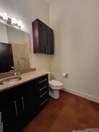 a view of a wooden door