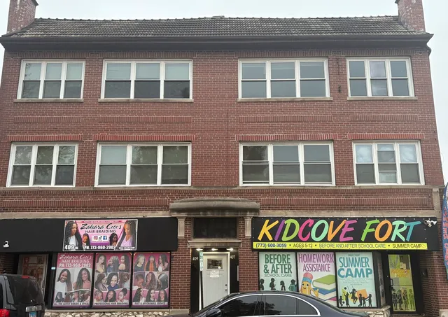 a sign that is on a building