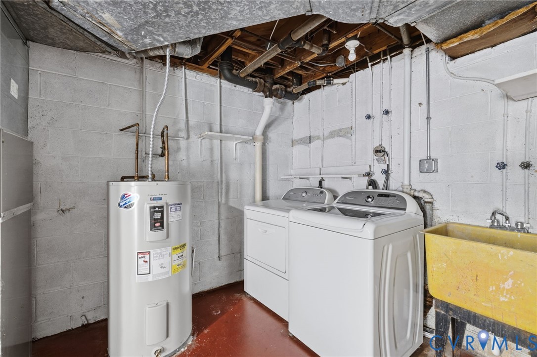 2013 Murdoch Road Henrico, VA 23229 - Photo 23 of 31 Utility Room with Whirlpool Washer/Dryer.