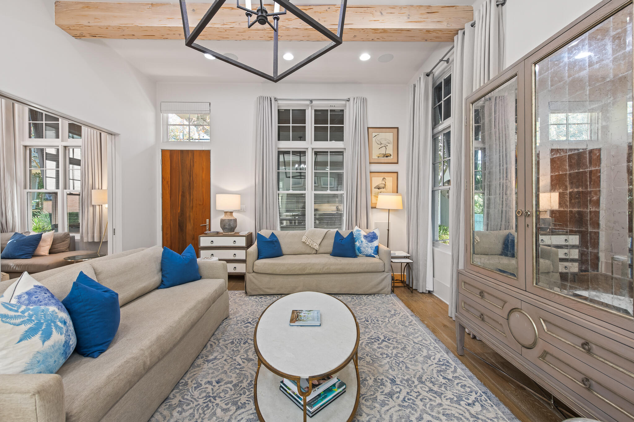 188 Round Road Inlet Beach, FL 32461 - Photo 28 of 98 a living room with furniture and a large window