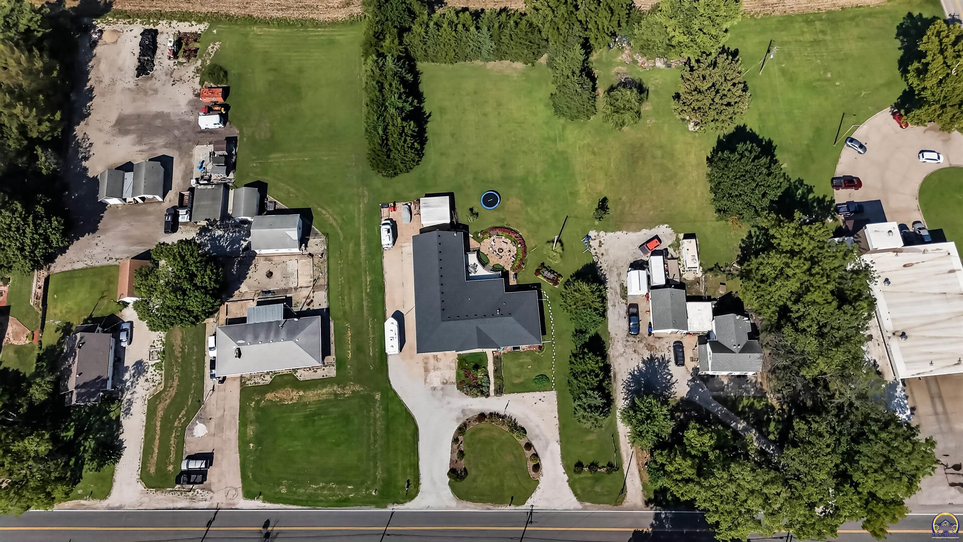 2030 Northwest Lower Silver Lake Road Topeka, KS 66618 - Photo 49 of 50 Aerial of Home and Neighbors