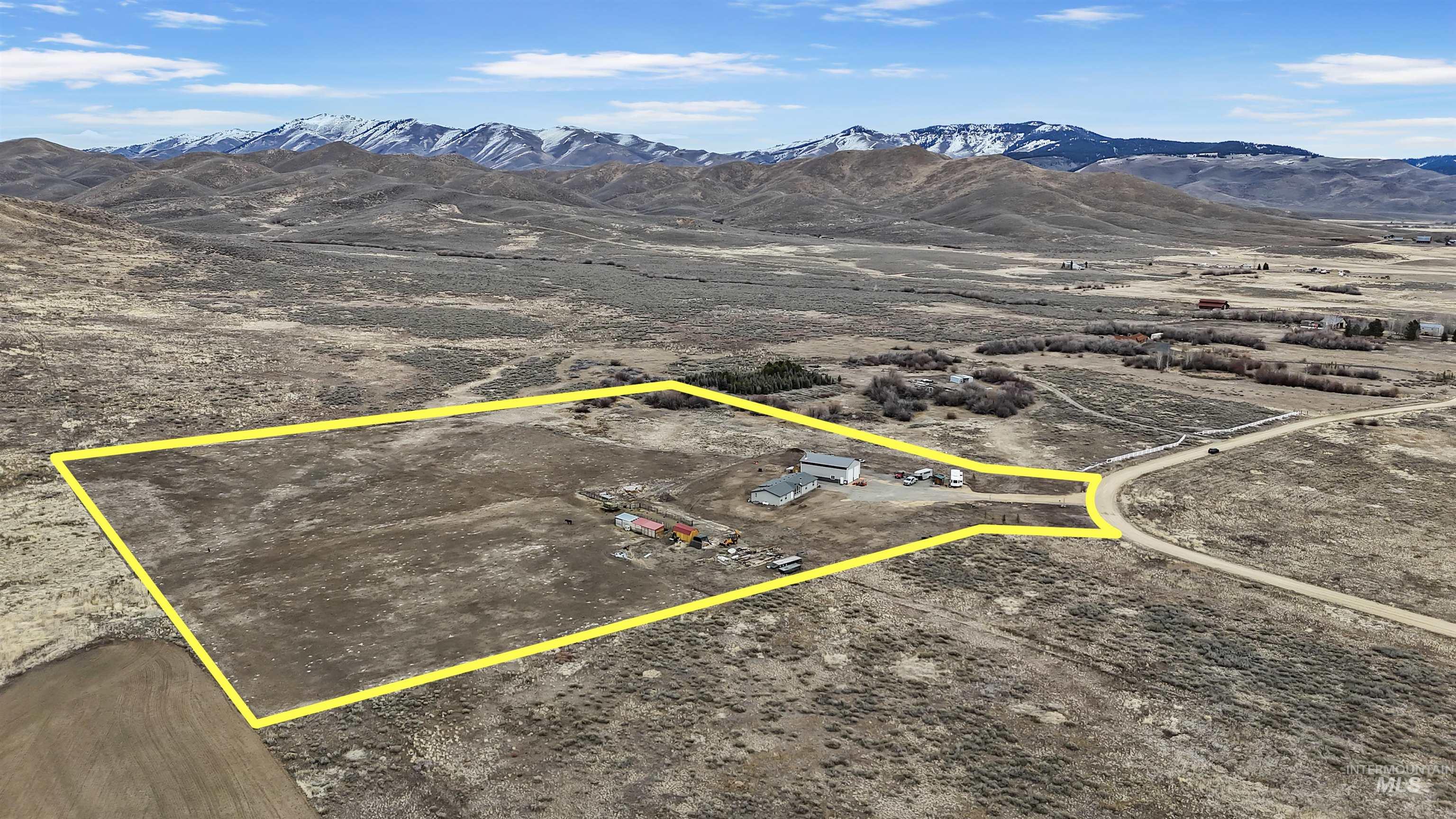 161 Horseshoe Loop West Fairfield, ID 83327 - Photo 4 of 50 Overview of rural landscape featuring mountains