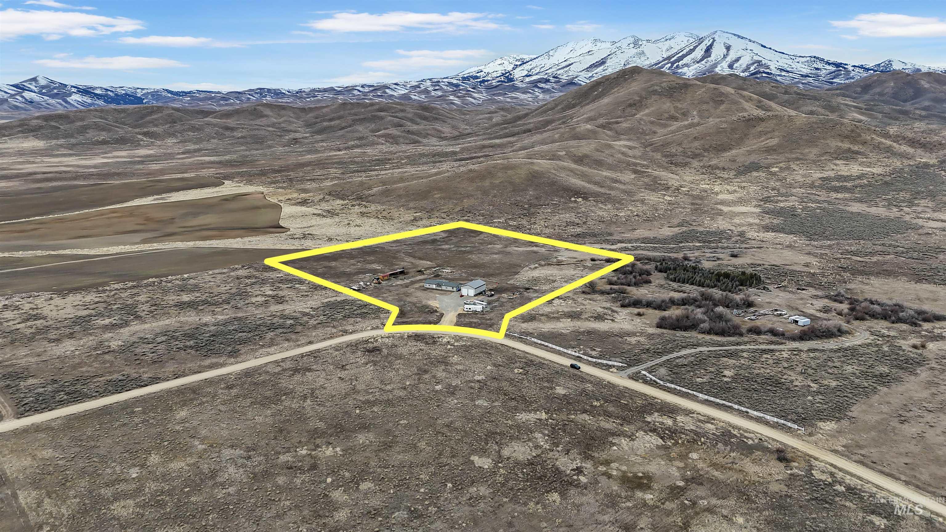 161 Horseshoe Loop West Fairfield, ID 83327 - Photo 5 of 50 Drone / aerial view of mountains