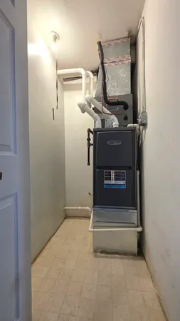 a view of balcony with wooden floor