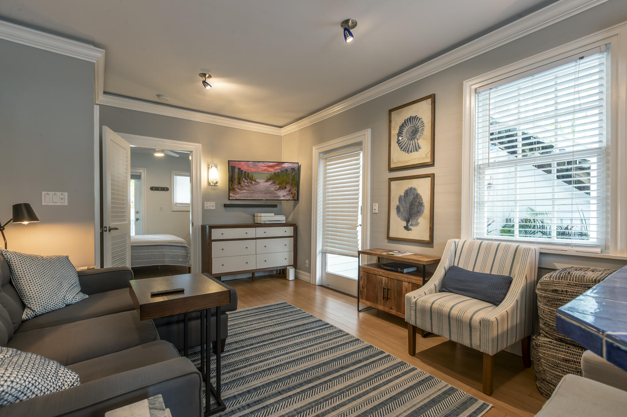 815 Pearl Street, Unit 2 Key West, FL 33040 - Photo 18 of 27 a living room with furniture and a large window