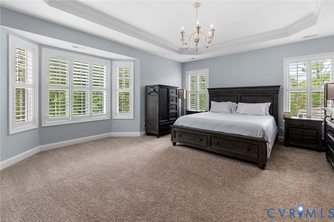 16507 Hannington Drive Midlothian, VA 23112 - Photo 21 of 43 a spacious bedroom with a bed and a large window