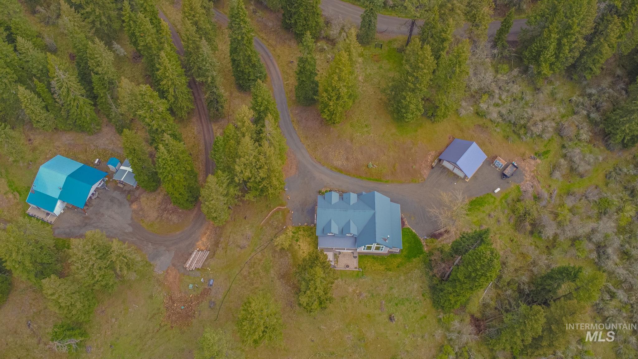237 Old Dent Road Orofino, ID 83544 - Photo 38 of 48 Aerial view
