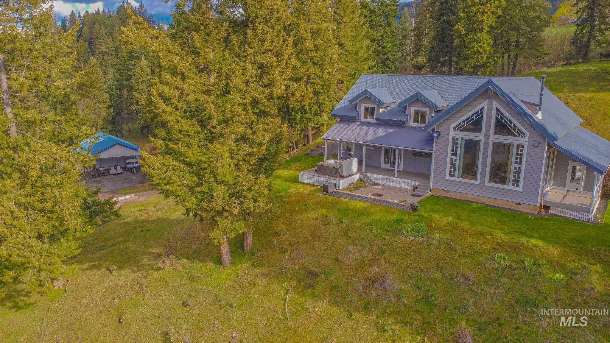 237 Old Dent Road Orofino, ID 83544 - Photo 4 of 48 Aerial view of property and surrounding area