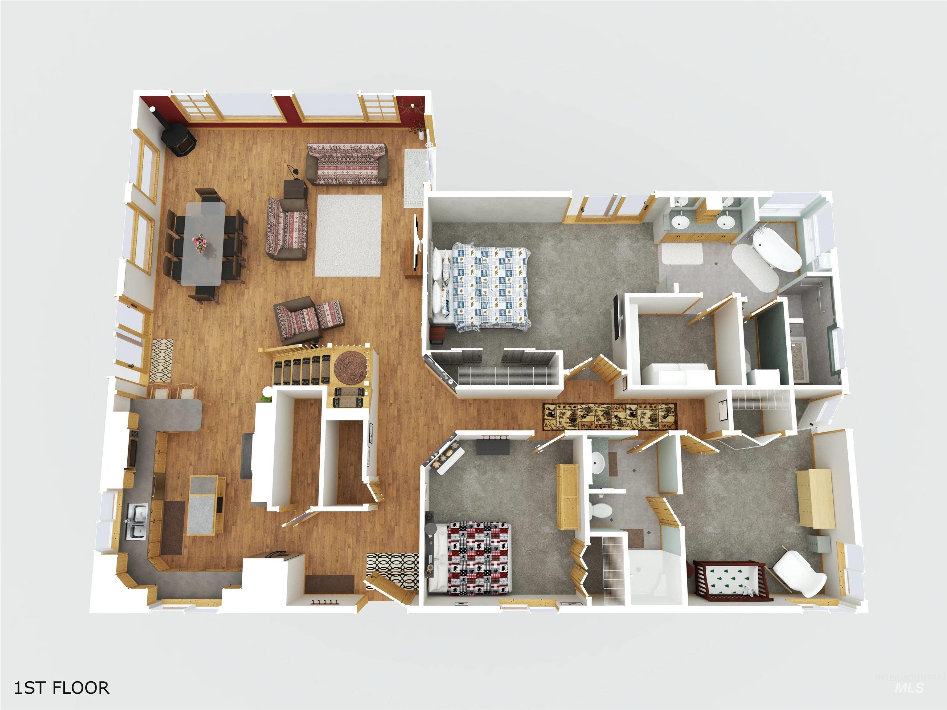 237 Old Dent Road Orofino, ID 83544 - Photo 6 of 48 View of room layout