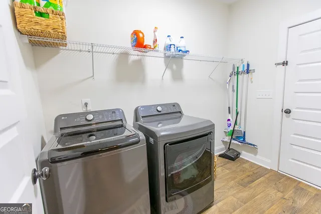 a view of a two chairs in the deck