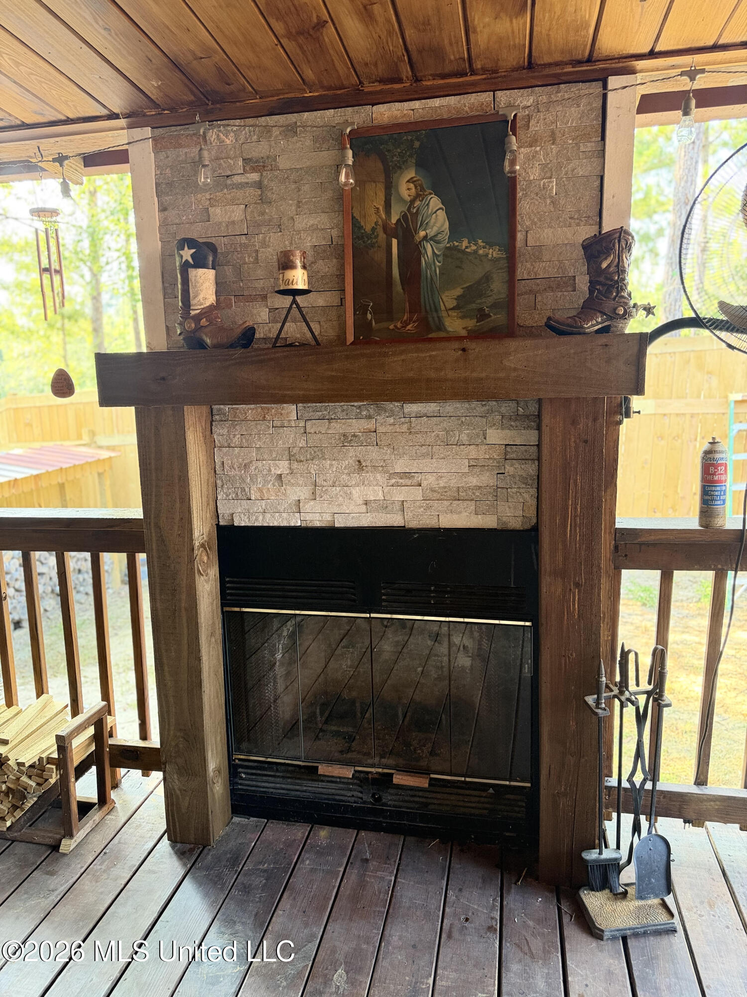 135 Burger Road Petal, MS 39465 - Photo 20 of 24 OUTSIDE FIREPLACE