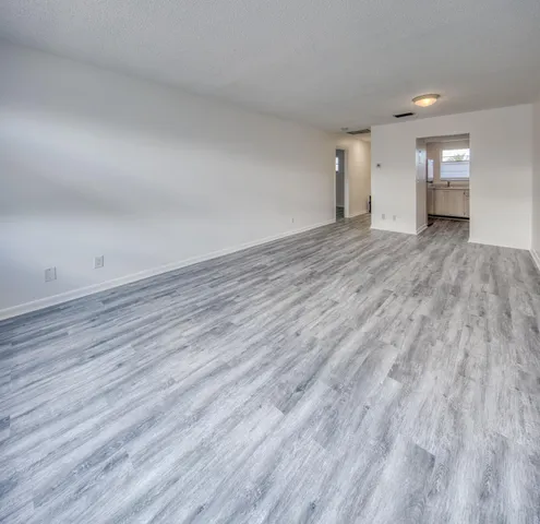 wooden floor in an empty room