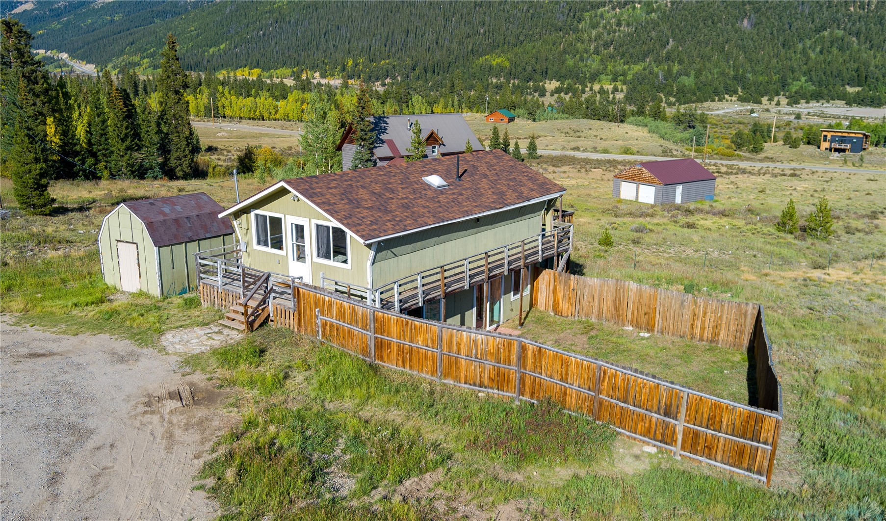 746 Edgewood Road Alma, CO 80420 - Photo 1 of 32 Drone / aerial view