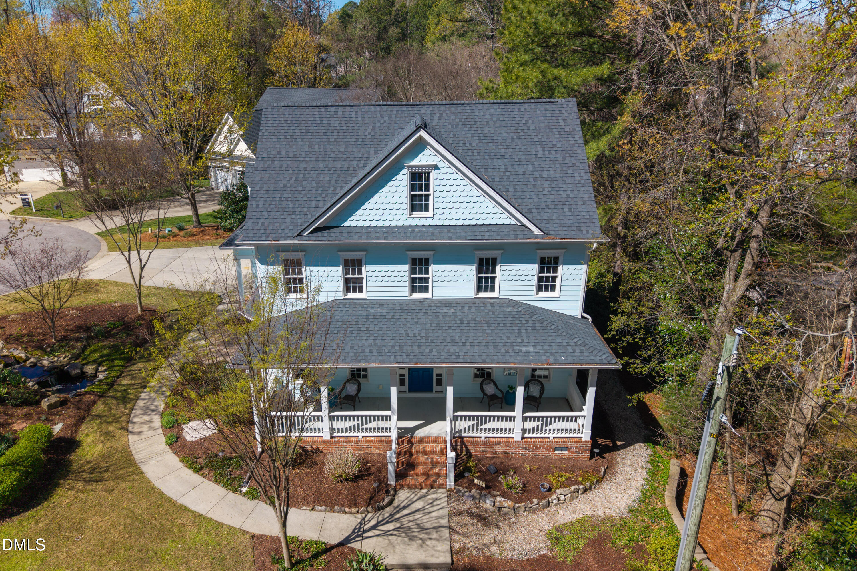 415 Fairview Road Apex, NC 27502 - Photo 43 of 55 45 -415 fairview rd, drone