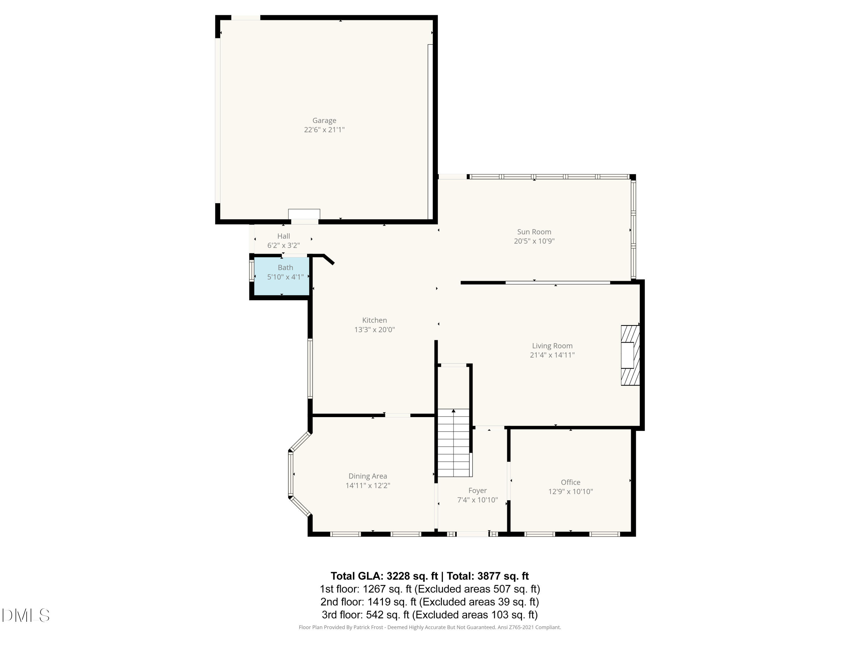 415 Fairview Road Apex, NC 27502 - Photo 48 of 55 1st_floor_415_fairview_rd