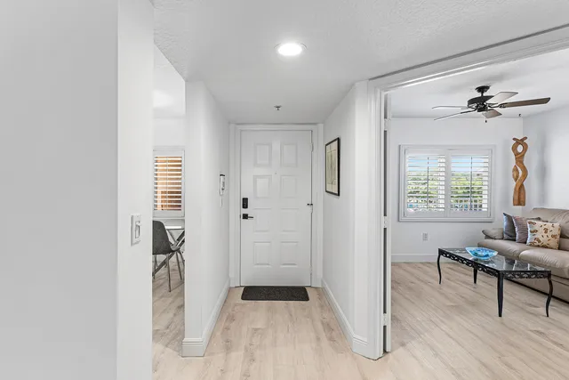 wooden floor and windows in a room