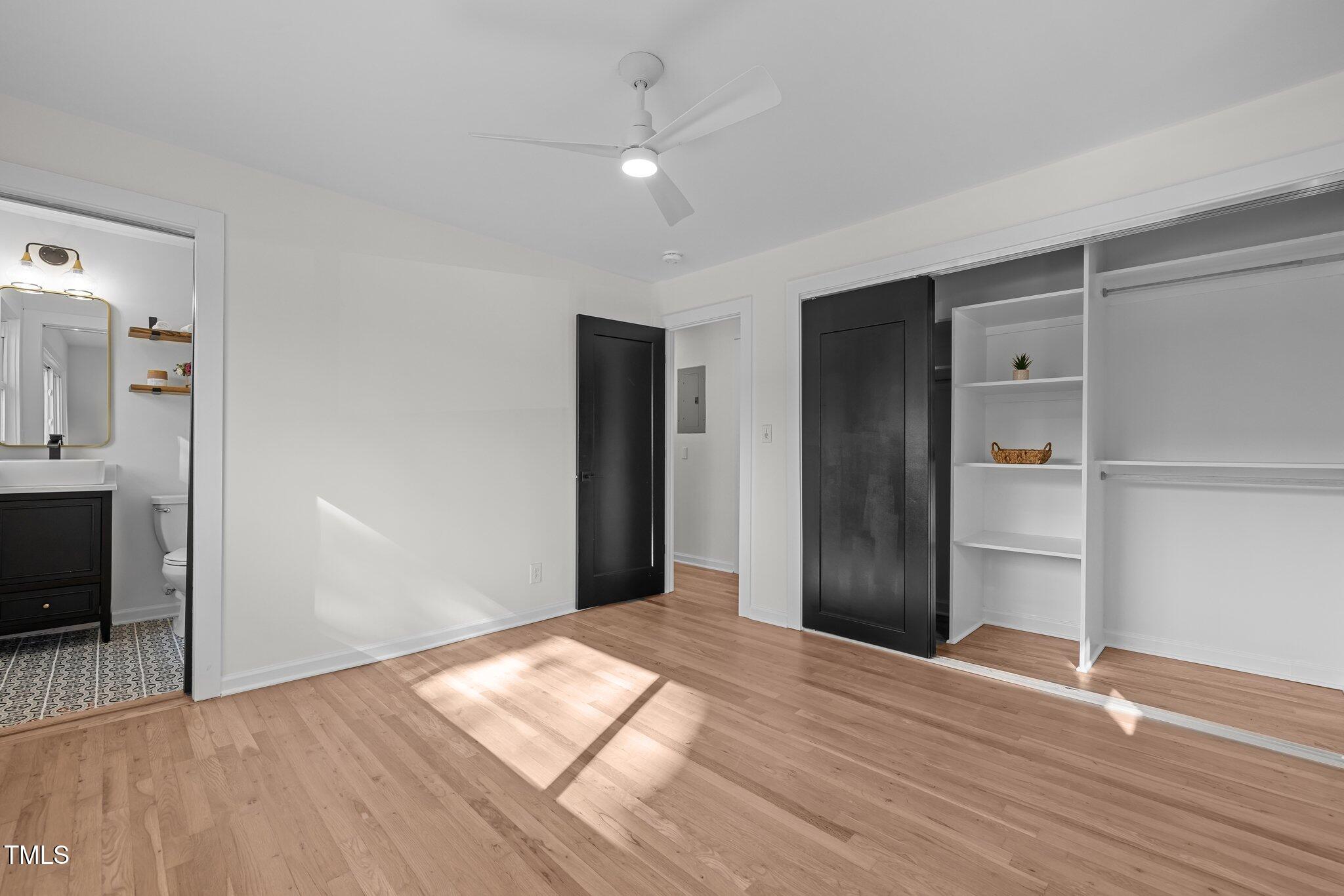 1805 Pritchard Place Durham, NC 27707 - Photo 27 of 46 a view of empty room with wooden floor