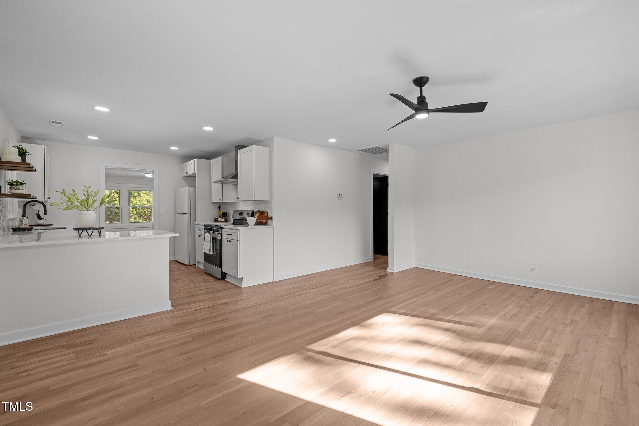 1805 Pritchard Place Durham, NC 27707 - Photo 8 of 46 a view of kitchen with refrigerator and window