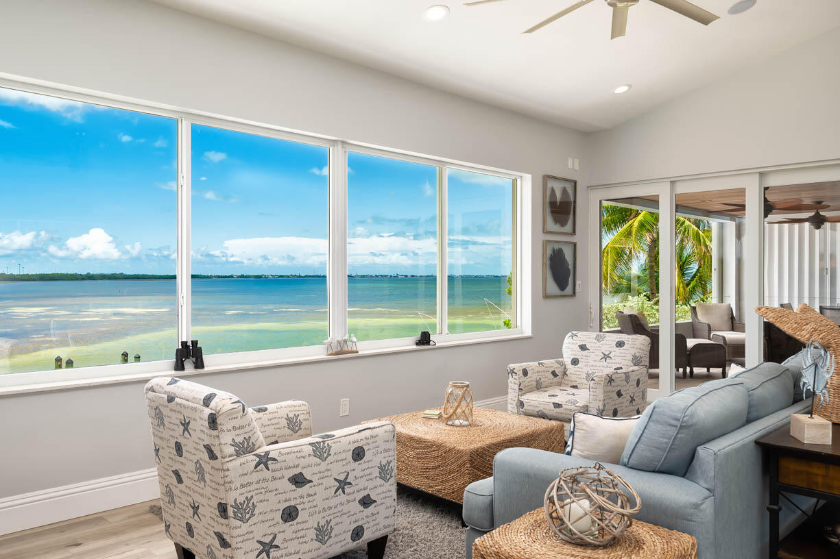 14 East Ocean Drive Marathon, FL 33050 - Photo 10 of 48 a living room with furniture and a large window