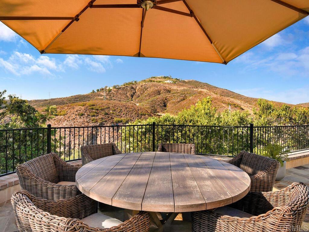 4272 Via Ravello Rancho Santa Fe, CA 92091 - Photo 30 of 38 a view of balcony with furniture