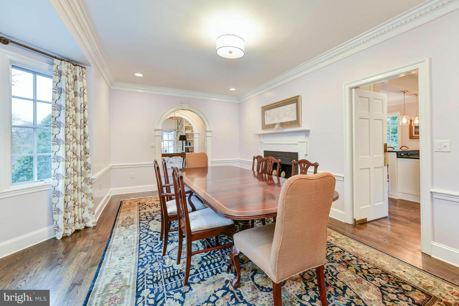 1406 Ruffner Road Alexandria, VA 22302 - Photo 5 of 30 Dining Room w/ wood burning fireplace