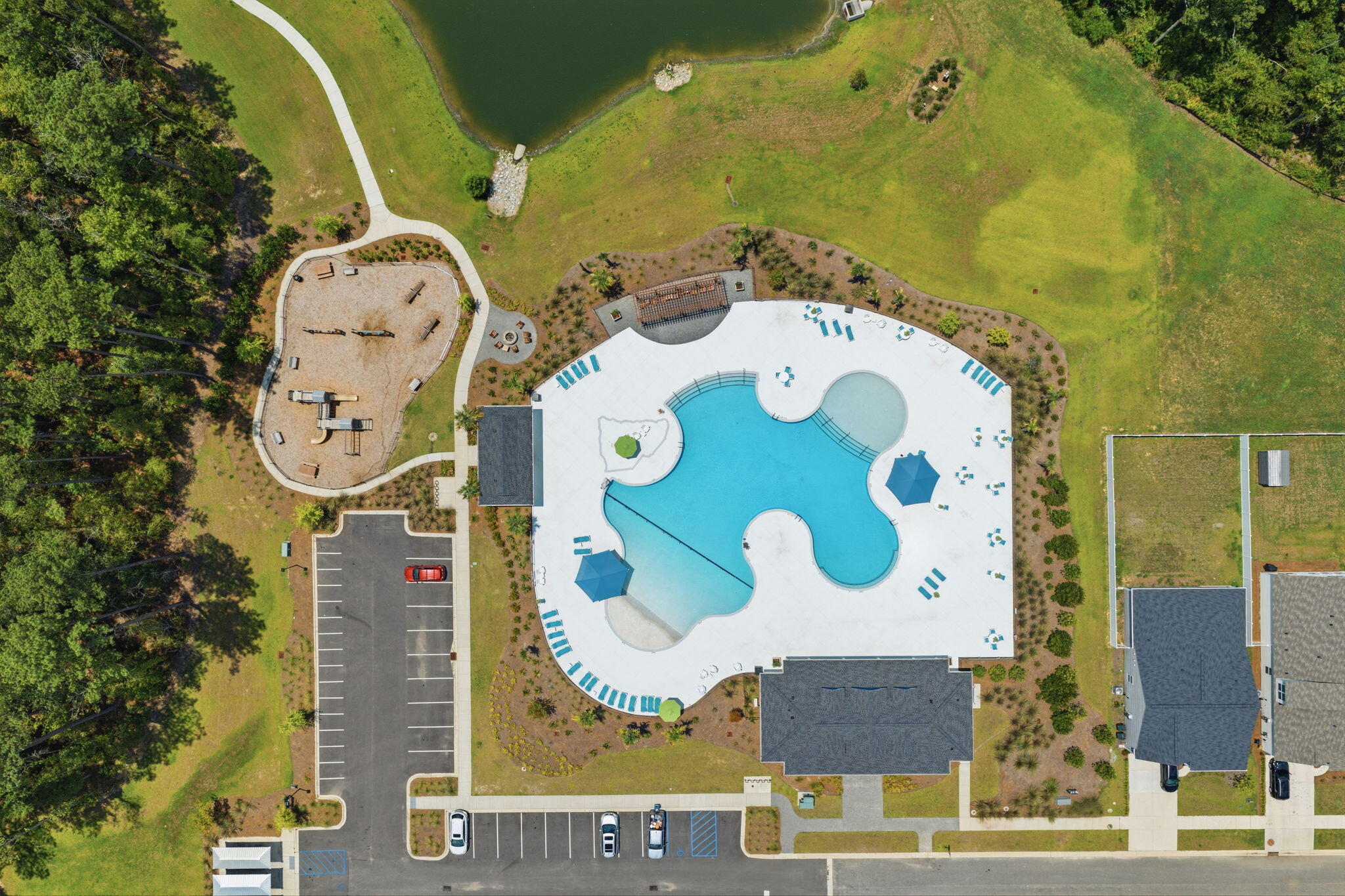 125 Yarrow Way Moncks Corner, SC 29461 - Photo 37 of 42 Aerial Pool