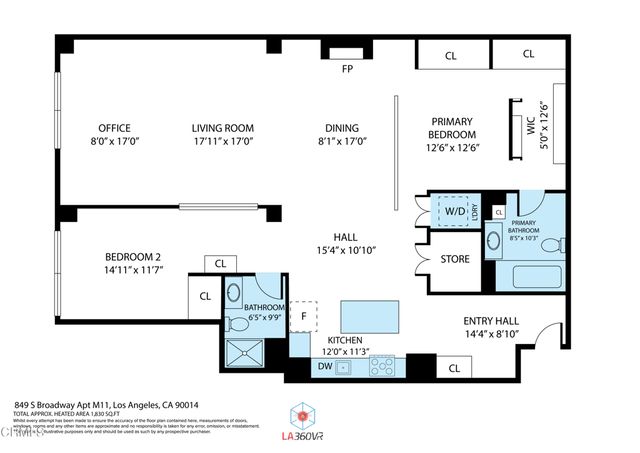 $1,100,000 | 849 South Broadway, Unit M11, Los Angeles, CA 90014