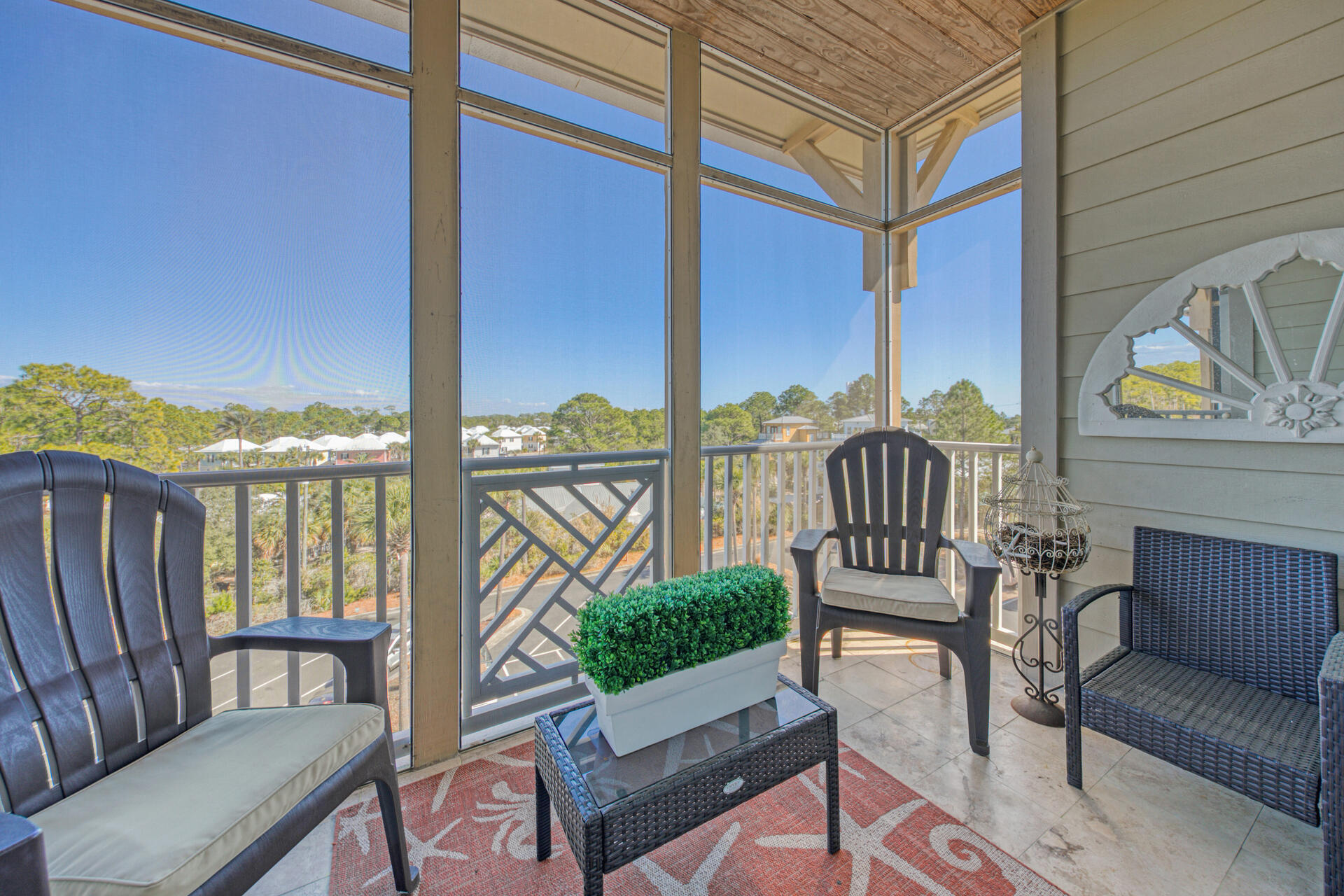231 Somerset Bridge Road, Unit 1406 Santa Rosa Beach, FL 32459 - Photo 11 of 16 a living room with furniture and a floor to ceiling window