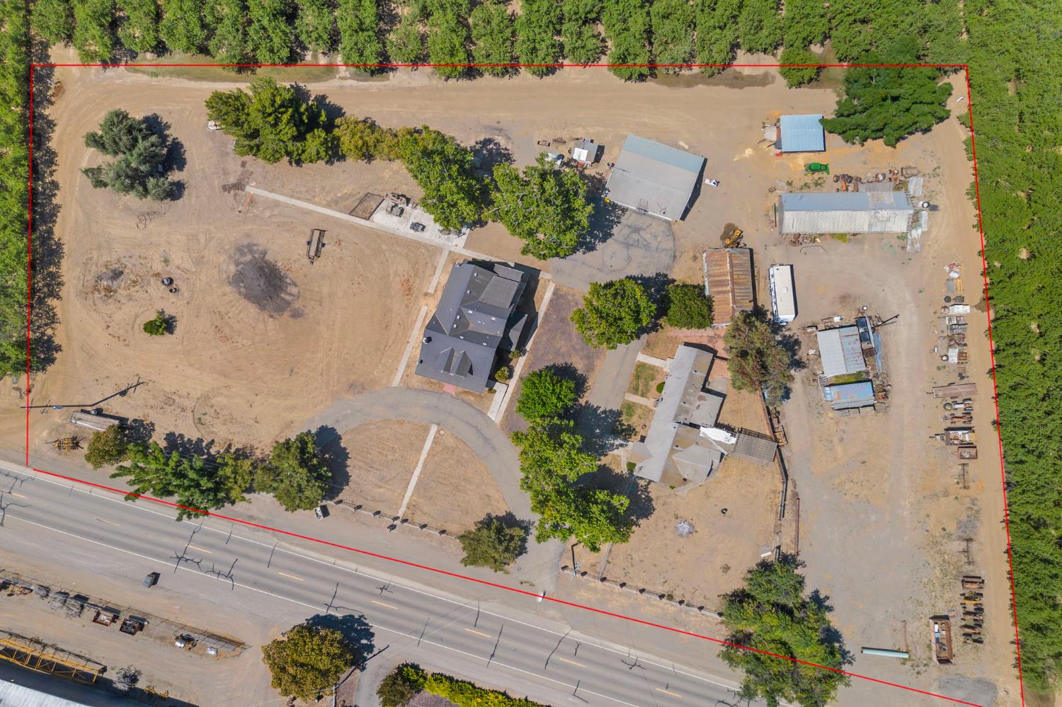 3101 River Road Vernalis, CA 95385 - Photo 69 of 81 an aerial view of a house with a yard