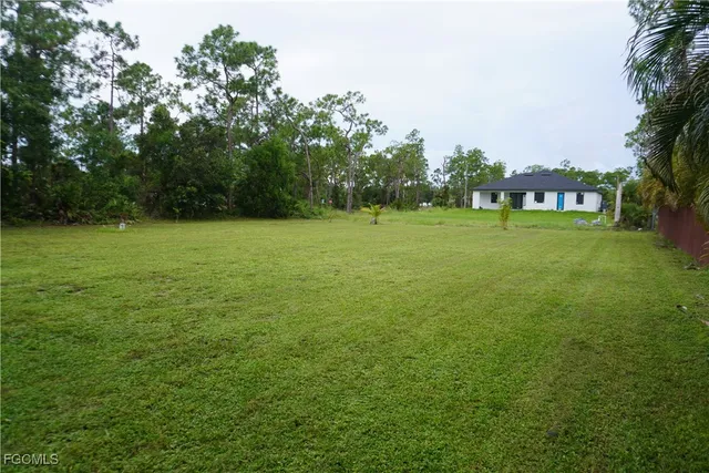 a view of outdoor space and yard