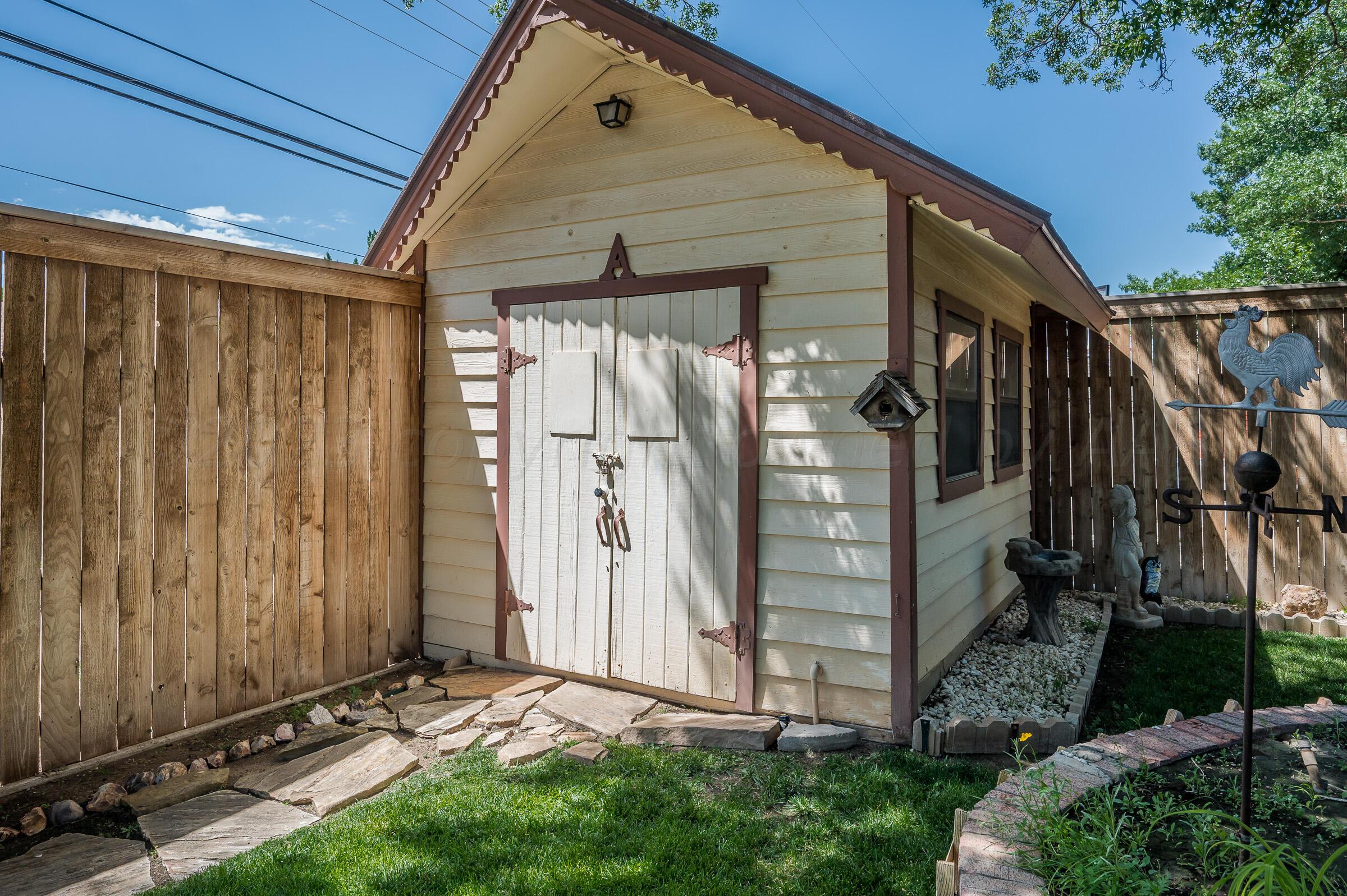 6105 Elmhurst Road Amarillo, TX 79106 - Photo 25 of 28 Storage Shed