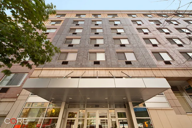 a front view of a building