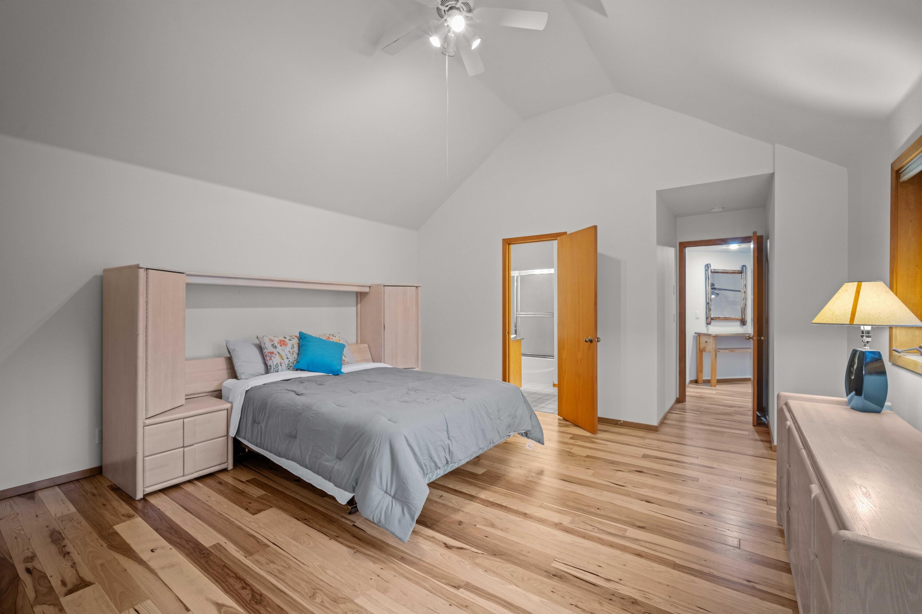 17674 Bittern Lane, Unit 7 Sunriver, OR 97707 - Photo 24 of 43 Second primary bedroom offering flexible furniture placement and natural light, with views toward the common areas in River Village Association.