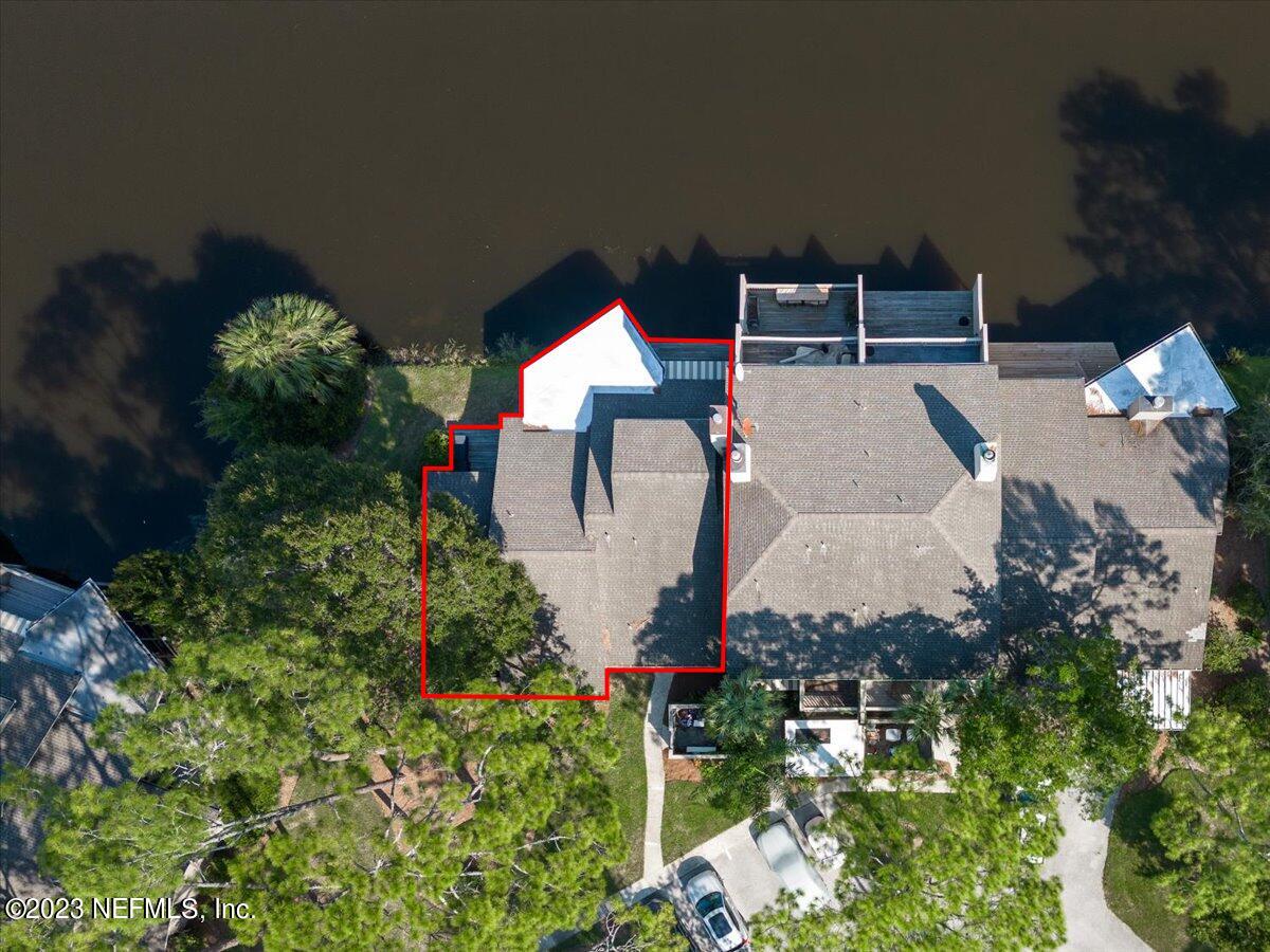 75 Fishermans Cove Road Ponte Vedra Beach, FL 32082 - Photo 41 of 47 an aerial view of a house with a yard and garden space