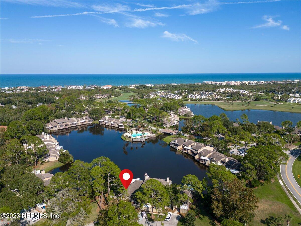 75 Fishermans Cove Road Ponte Vedra Beach, FL 32082 - Photo 44 of 47 an aerial view of ocean and residential houses with outdoor space
