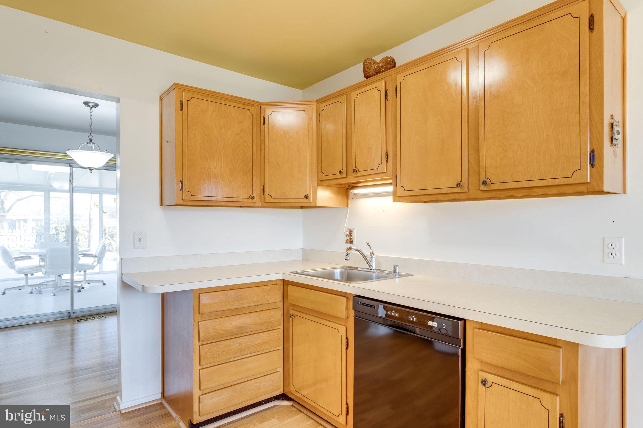 6424 Meriwether Lane Springfield, VA 22150 - Photo 12 of 39 Kitchen opens to dining room