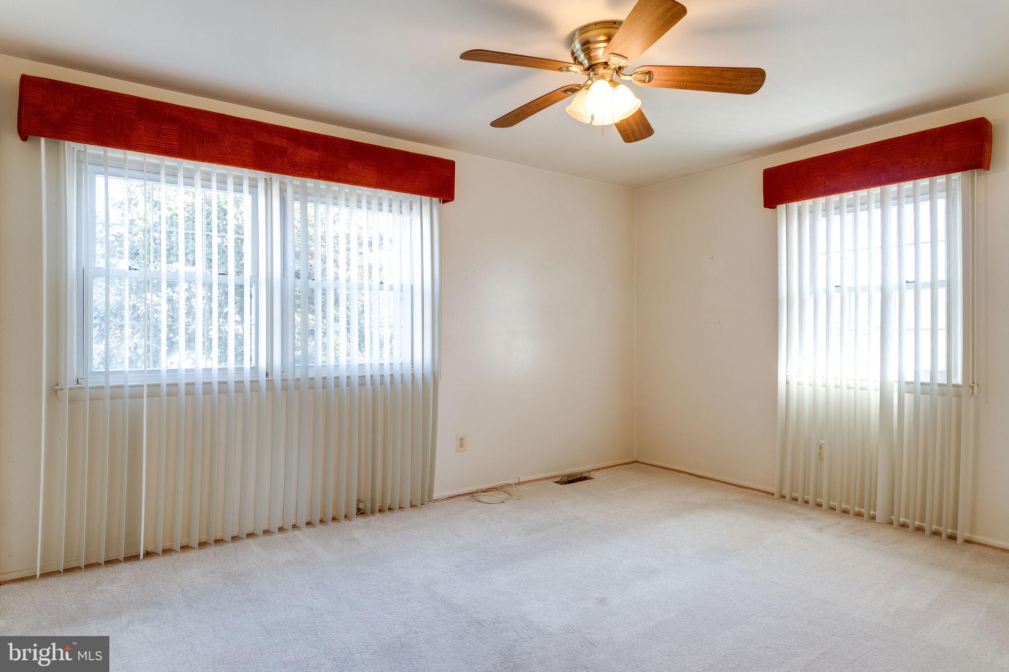 6424 Meriwether Lane Springfield, VA 22150 - Photo 14 of 39 Light & bright master bedroom w/ ceiling fan