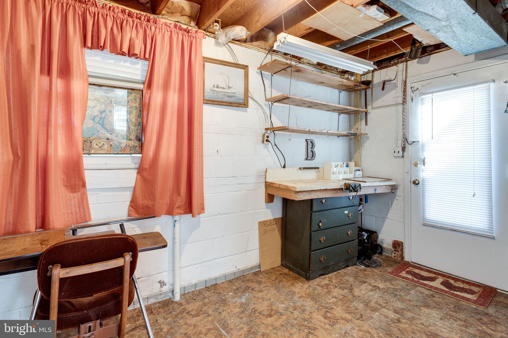 6424 Meriwether Lane Springfield, VA 22150 - Photo 28 of 39 Work/storage room w/ walk out
