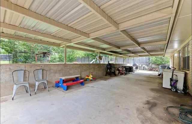 a play room with furniture