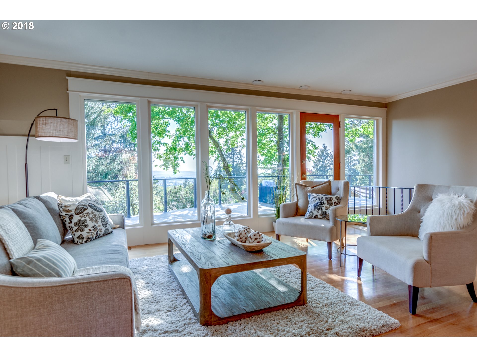 3925 Southwest Jerald Way Portland, OR 97221 - Photo 3 of 31 a living room with furniture and a large window