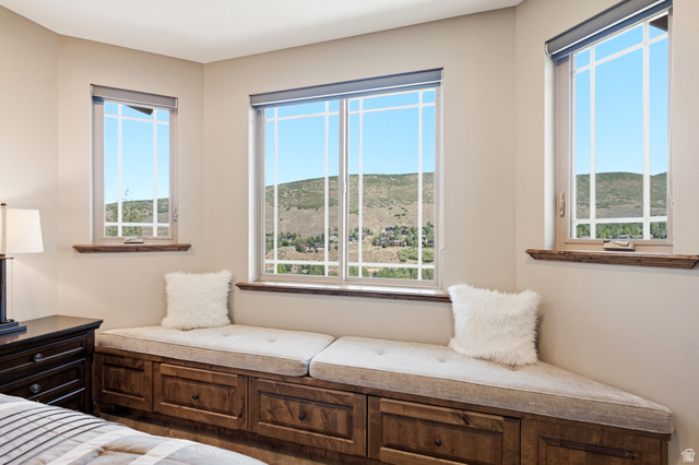3148 Lower Saddleback Road Park City, UT 84098 - Photo 38 of 67 Corner window seat with built-in storage drawers, featuring three individual windows with grilles