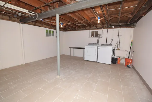 a view of storage and utility room