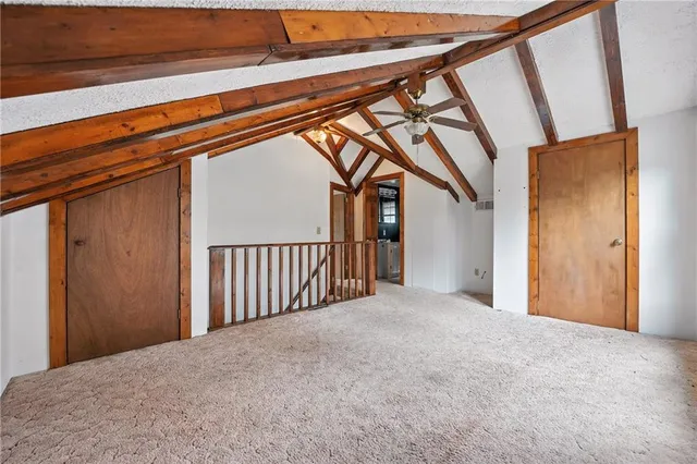 a view of an front door