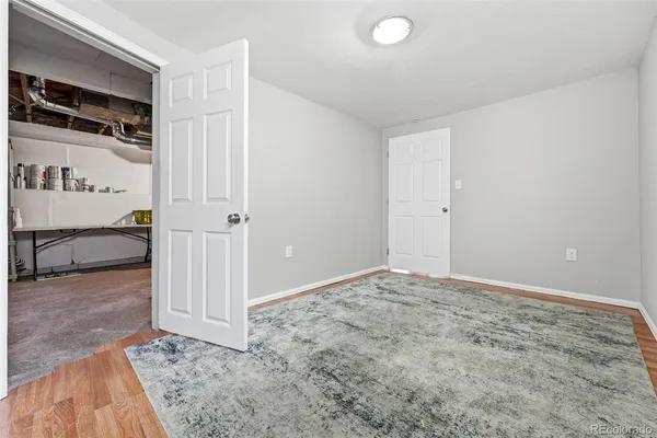 a view of an empty room