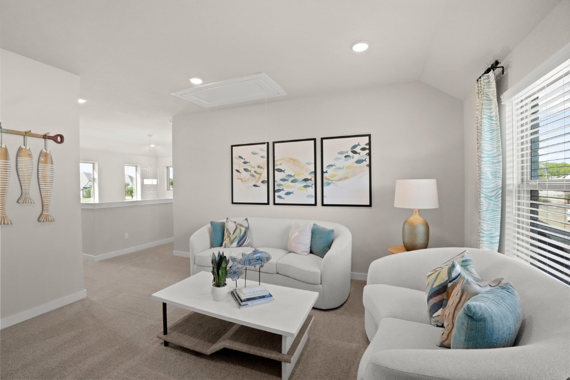 8112 Turning Leaf Circle Lago Vista, TX 78645 - Photo 20 of 29 a living room with furniture and a window