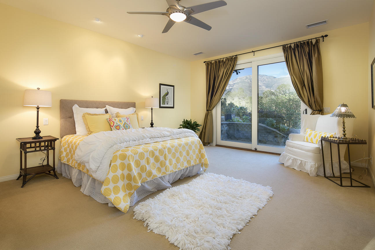 1734 Franceschi Road Santa Barbara, CA 93103 - Photo 29 of 31 a bedroom with a bed and a large window