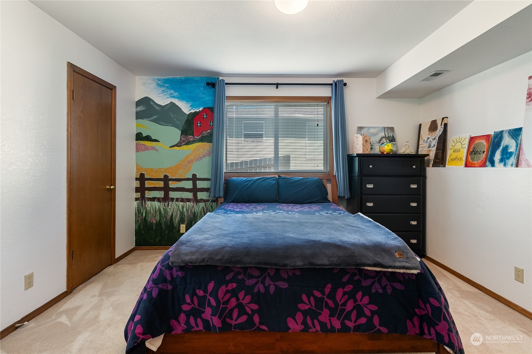 1388 Welling Road Bellingham, WA 98226 - Photo 25 of 40 a bedroom with a bed and a cabinets