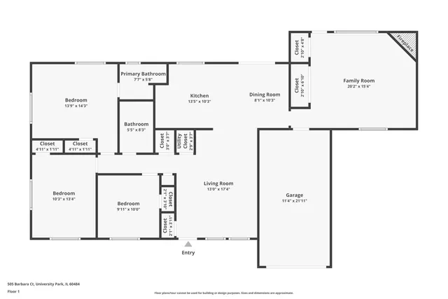 $233,700 | 505 Barbara Court, University Park, IL 60484