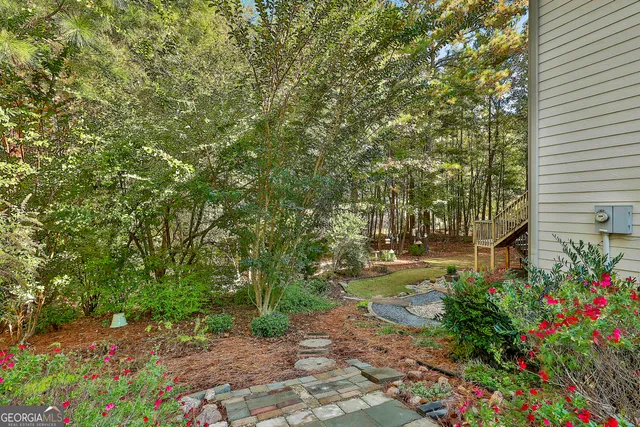 a view of a outdoor space with a tree